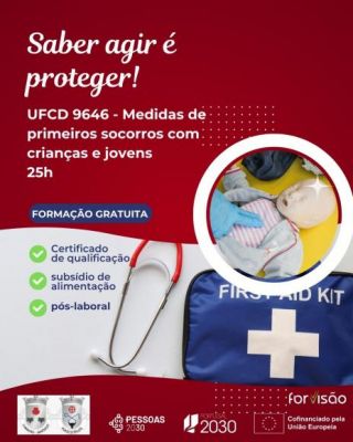 Curso de Medidas de Primeiros Socorros com Crian&ccedil;as e Jovens
