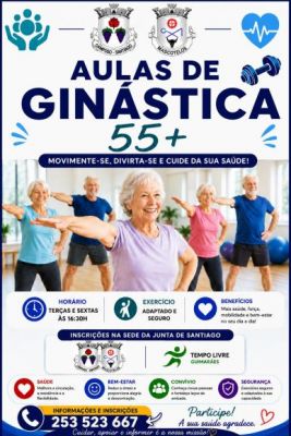 Aulas de Gin&aacute;stica 55+