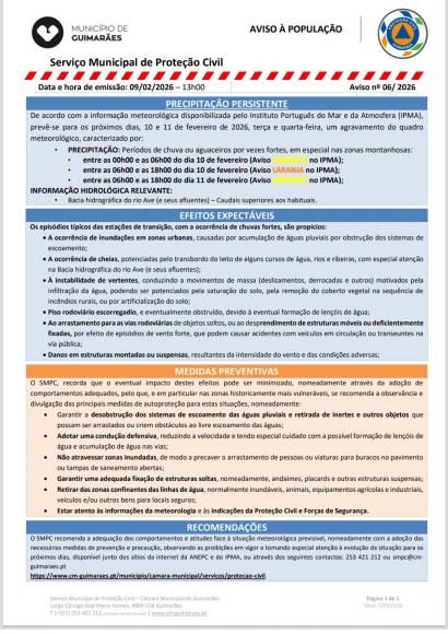 ⚠️ Precipita&ccedil;&atilde;o e Ventos fortes.